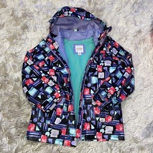 Gently used Cat & Jacket rain jacket - size S (6/6X)